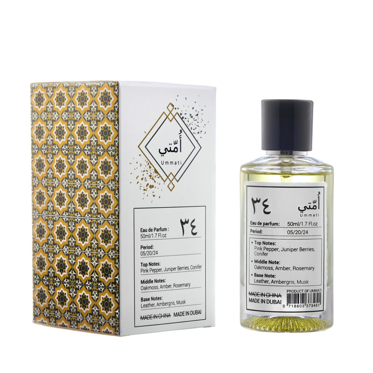 Eau de parfum ٣٤/34 - 50ml